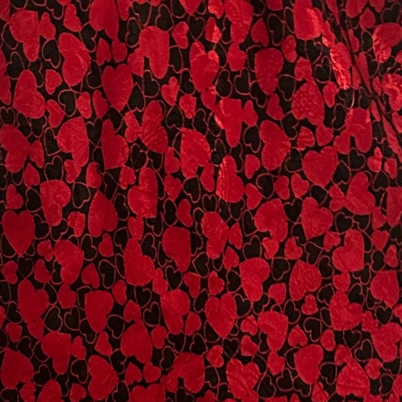 Vintage Y2K Victoria' Secret Gold Label Red Drop Waist Heart Chemise Medium Slip - Picture 8 of 9